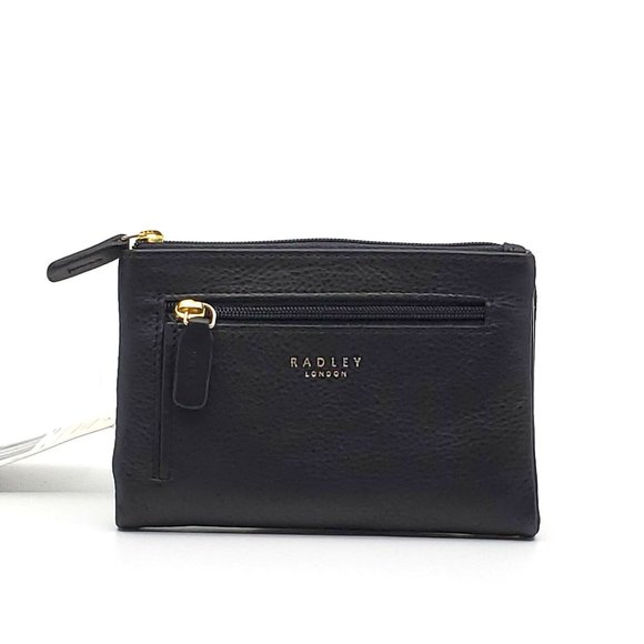 Radley USA Handbags - New Radley London Larks Wood Black Pebble Leather Wallet $78.00